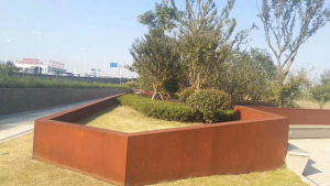 长汀耐候钢挡土墙